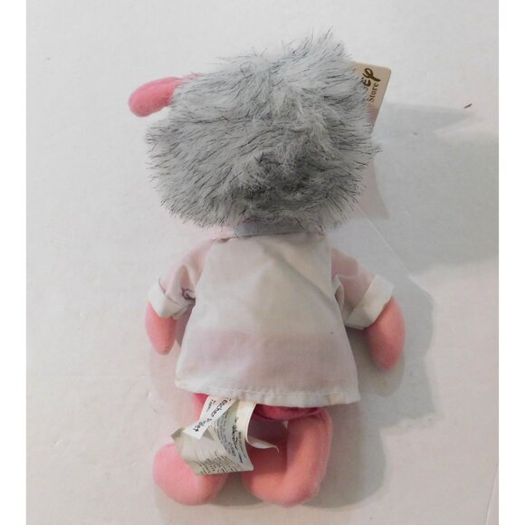 Disney Store Piglet Teacher Mini Bean Bag Plush Pink White Shirt  8" - Picture 4 of 6